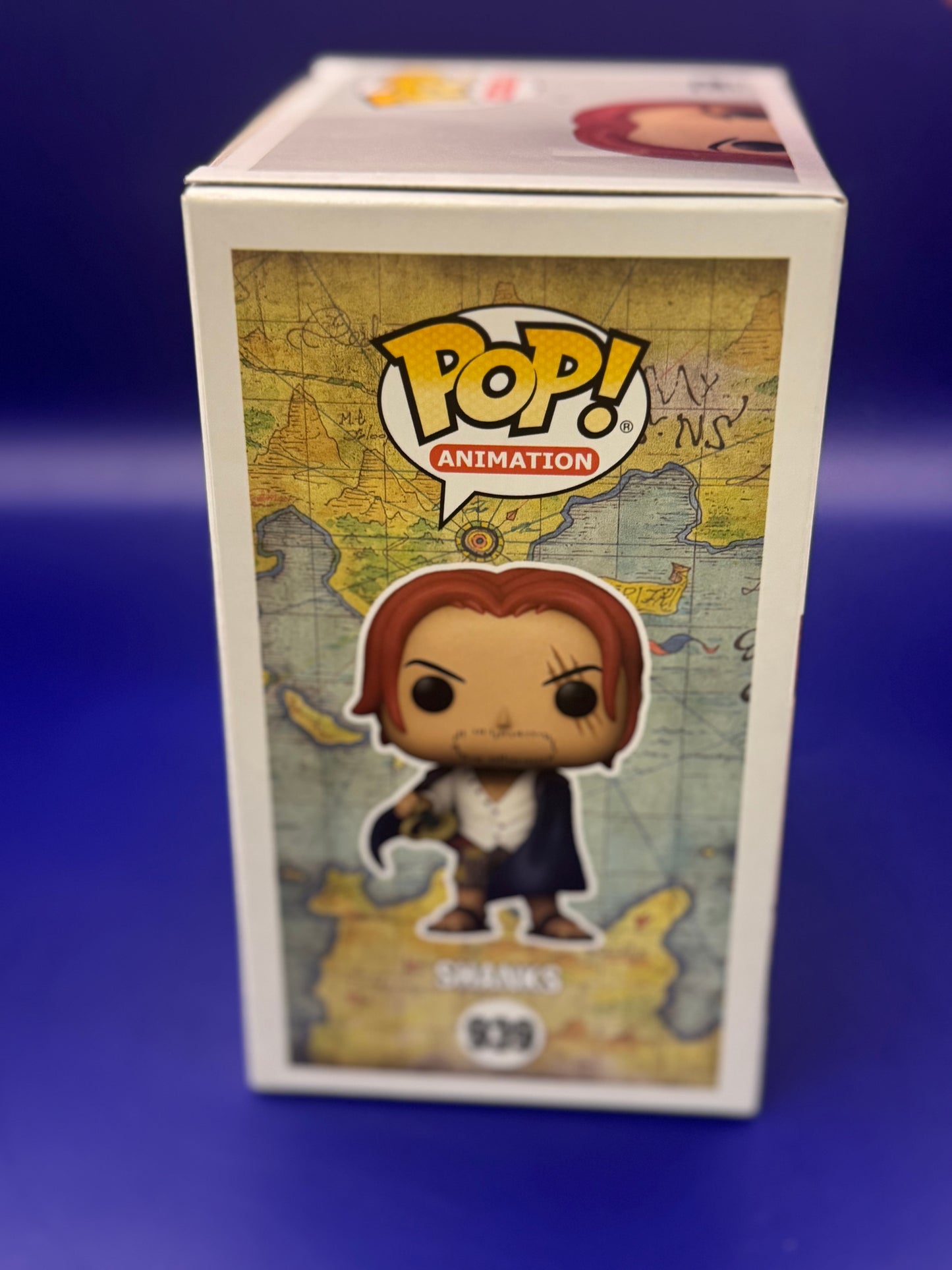 Funko Pop! Shanks 939 Special Edition (Silver & Blue) Sticker w/ hard protector