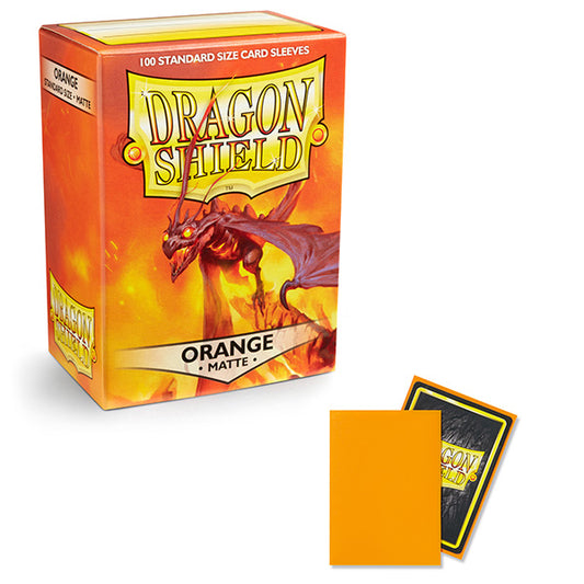 Dragon Shield Sleeves - Matte - Orange