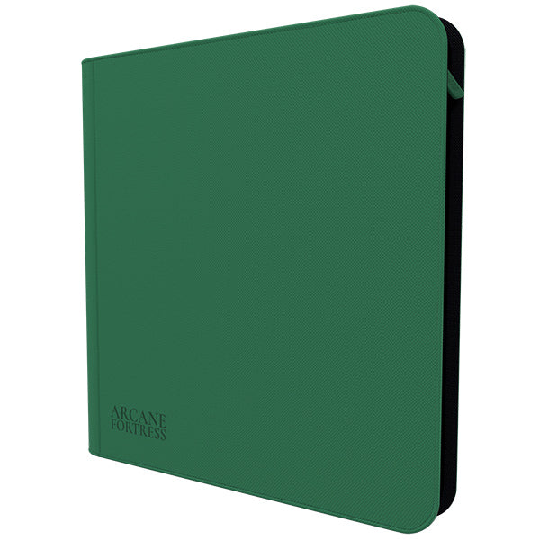 Arcane Fortress: 12-Pocket Zippered Binder - Green