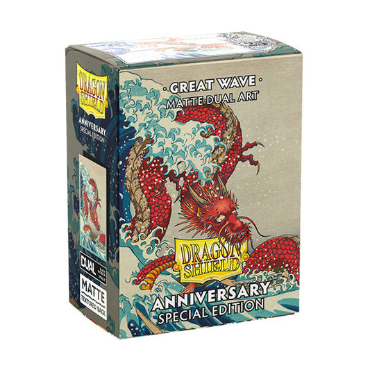 Dragon Shield Sleeves: Standard DUAL- Matte 'Great Wave' Art