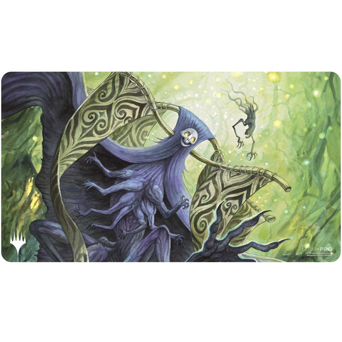 Magic Playmat Magic: Duskmourn- Mythic Cycle Green- Overlord of the Hauntwoods