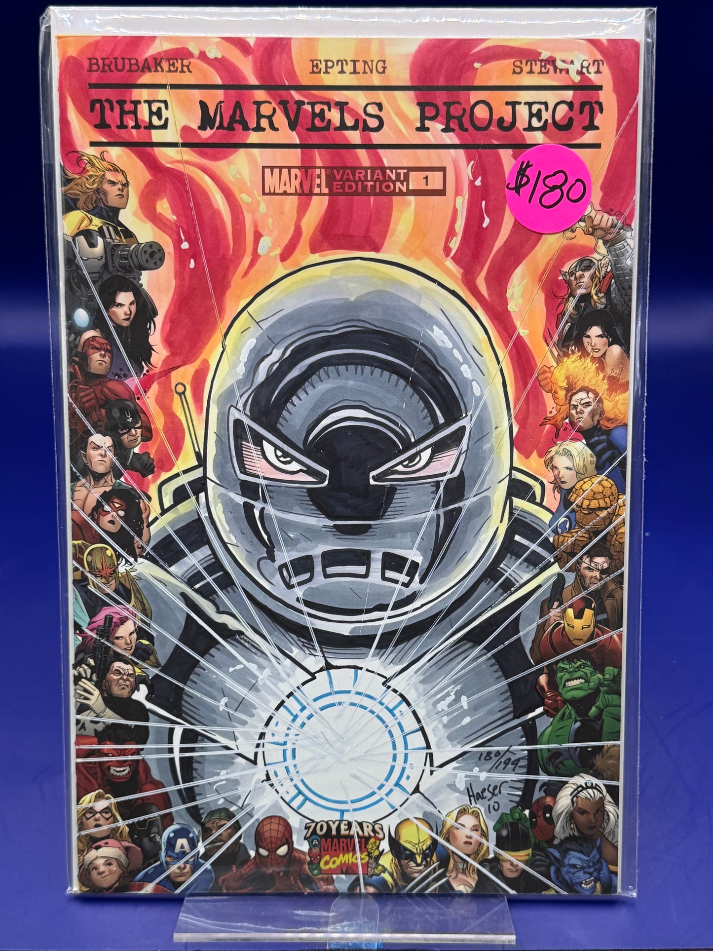 The Marvels Project (2009) #1 Frame Variant (Signed/Remarked)
