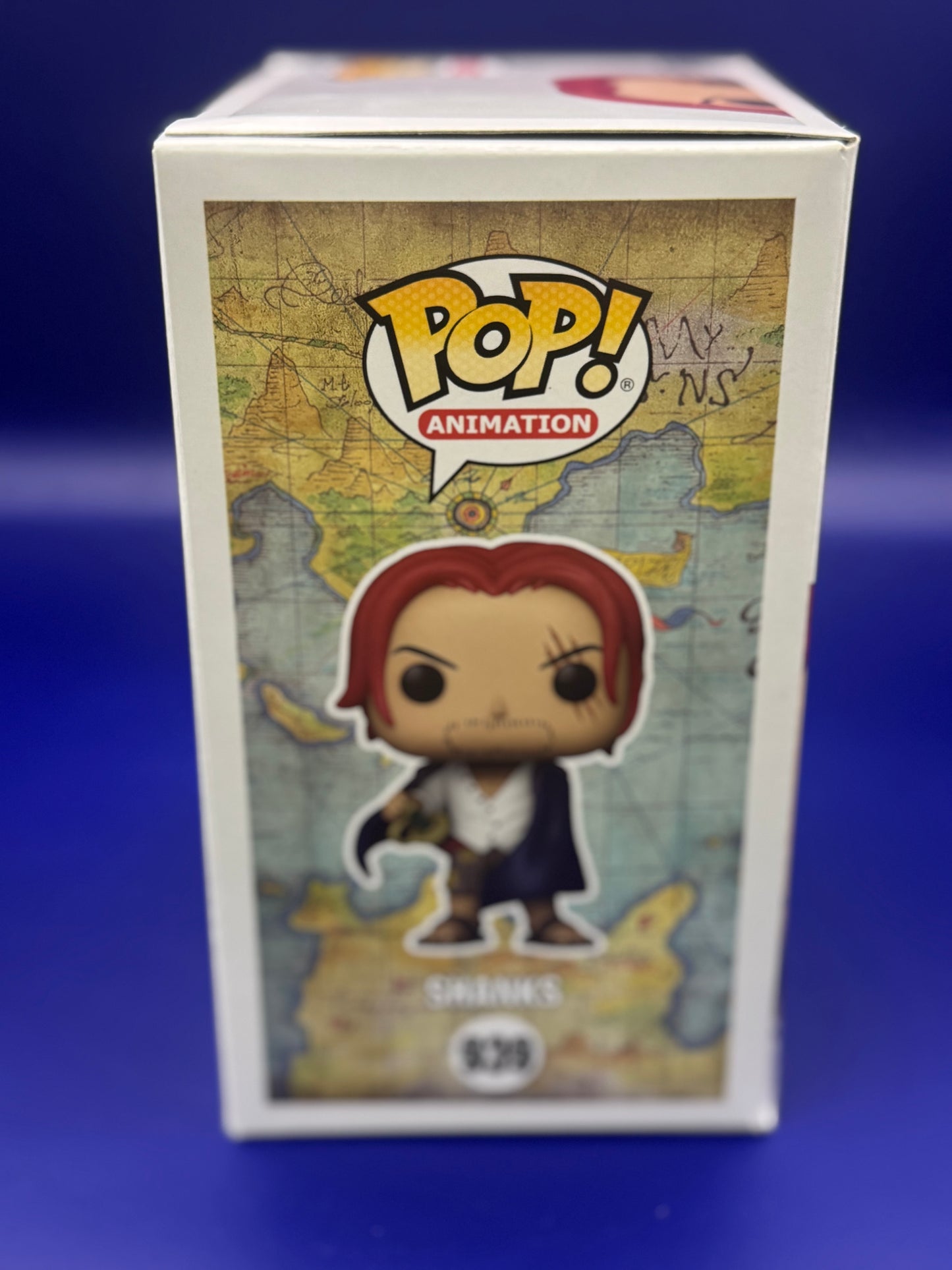 Funko Pop!  Shanks w/Hat 939 Special Edition (Silver & Blue) Sticker Shanks with Hat w/ hard protector