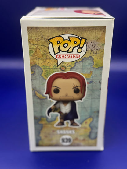 Funko Pop!  Shanks w/Hat 939 Special Edition (Silver & Blue) Sticker Shanks with Hat w/ hard protector