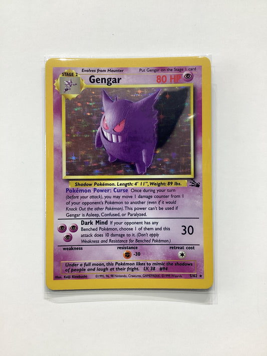 Gengar (5/62) Fossil - Holo Rare