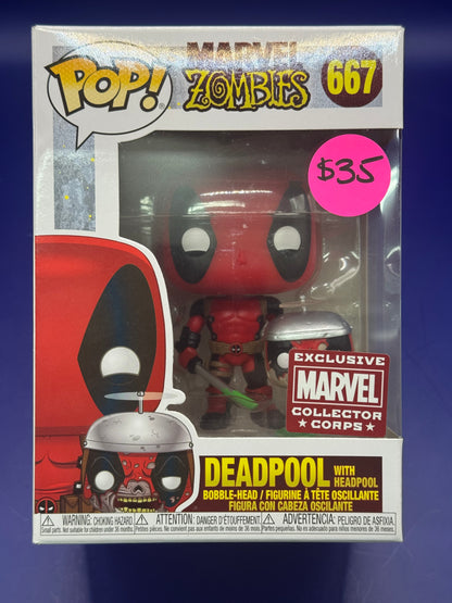 Funko Deadpool with Headpool 667