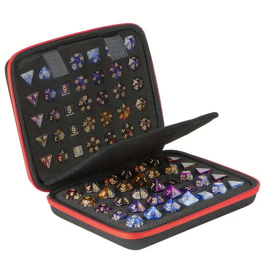 1pc Zipper Dice Storage Case, Multi-Face Dice Storage Handbag