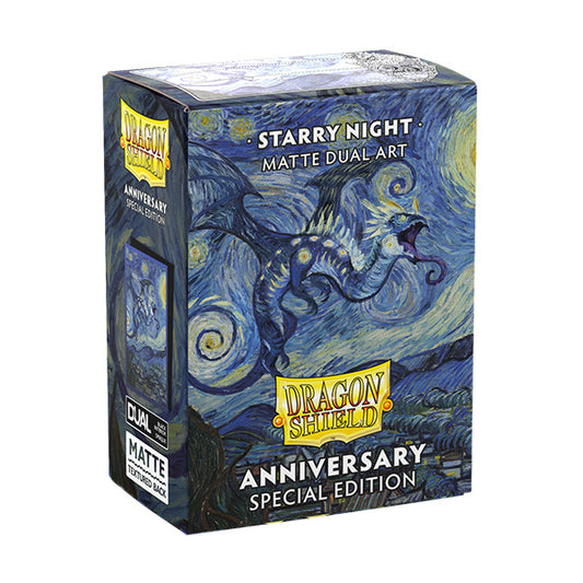 Dragon Shield Sleeves: Standard DUAL- Matte 'Starry Night' Art