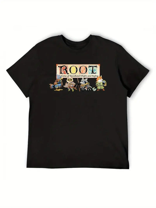 Root Black T-Shirts XL