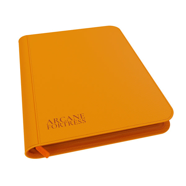 Arcane Fortress: 9-Pocket Zippered Binder - Neon Orange
