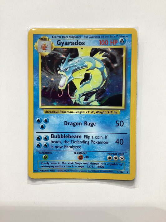 Gyarados (6/102) Base Set - Unlimited Holo Rare
