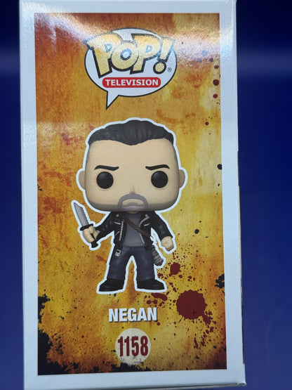 Funko Pop #1158 Negan Walking signed by Jeffery Dean Morgan (Beckett Authentication)