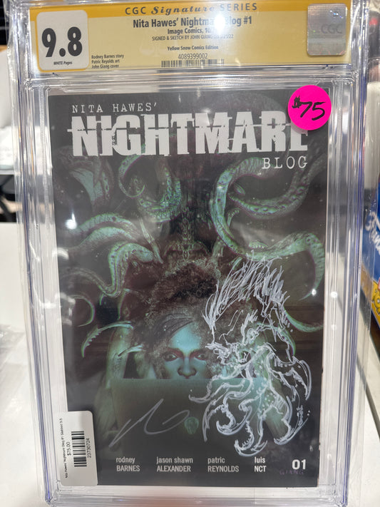 Nita Hawes' Nightmare Blog #1 Slabbed 9.8
