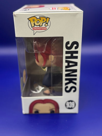 Funko Pop!  Shanks w/Hat 939 Special Edition (Silver & Blue) Sticker Shanks with Hat w/ hard protector