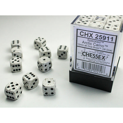 12mm D6 Dice Block War Pips