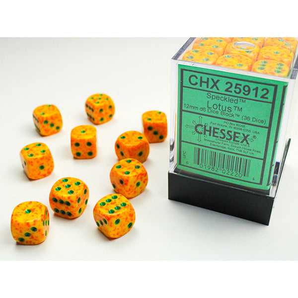 12mm D6 Dice Block War Pips