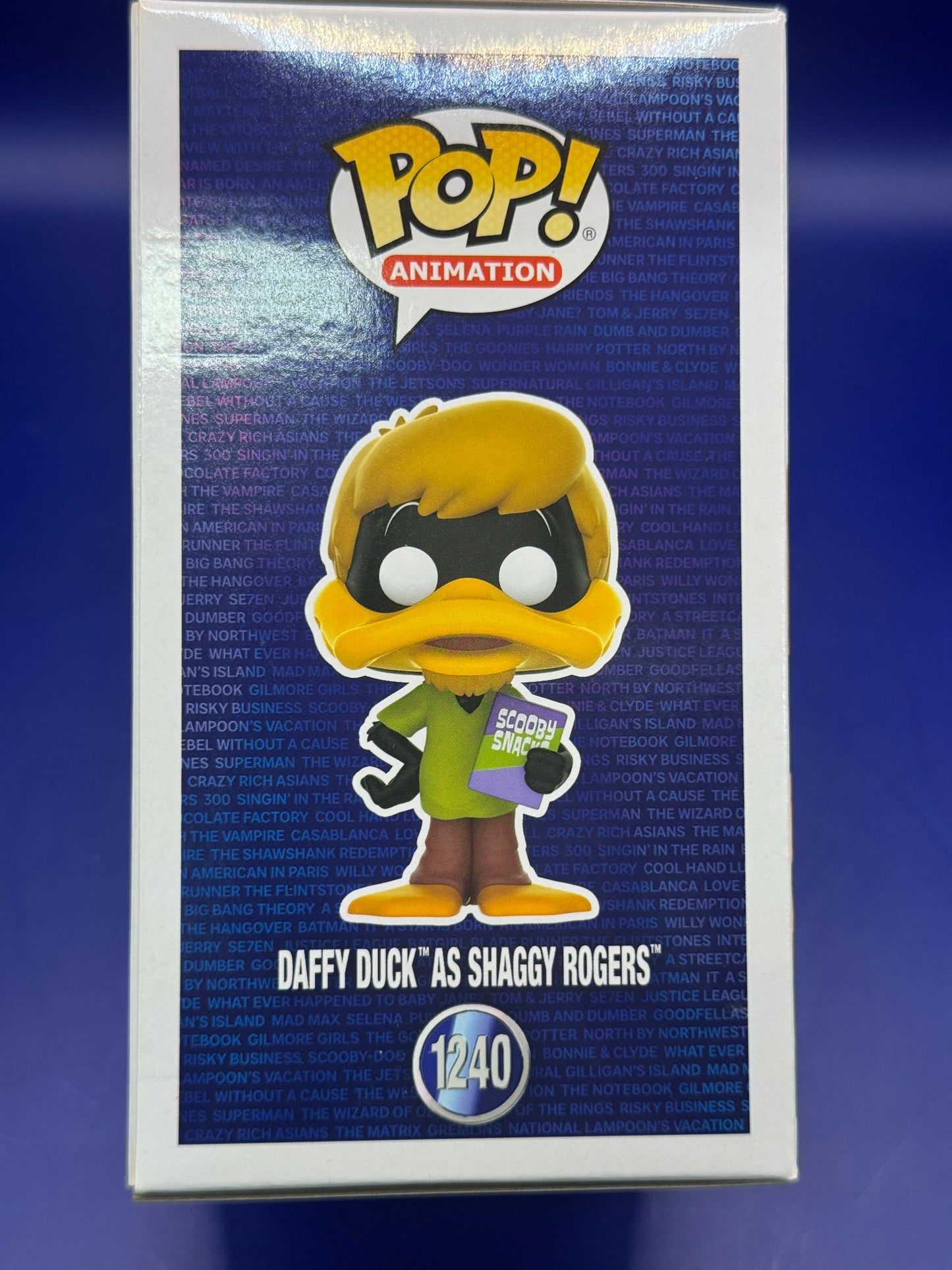 Funko Pop Daffy Duck as Shaggy Rogers #1240 Signed by Jeff Bergman (no COA)