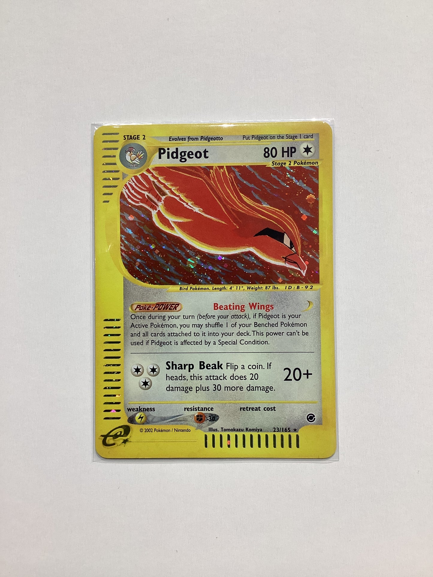 Pidgeot (23/165) Expedition - Holo Rare