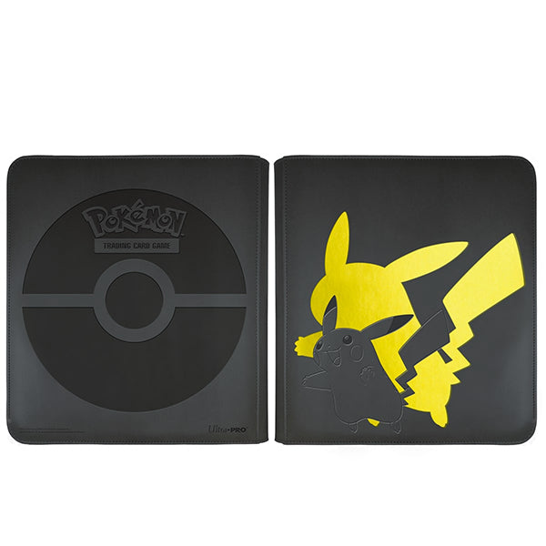 Binder: PRO 12-Pocket Zippered Pokemon- Elite Series Pikachu