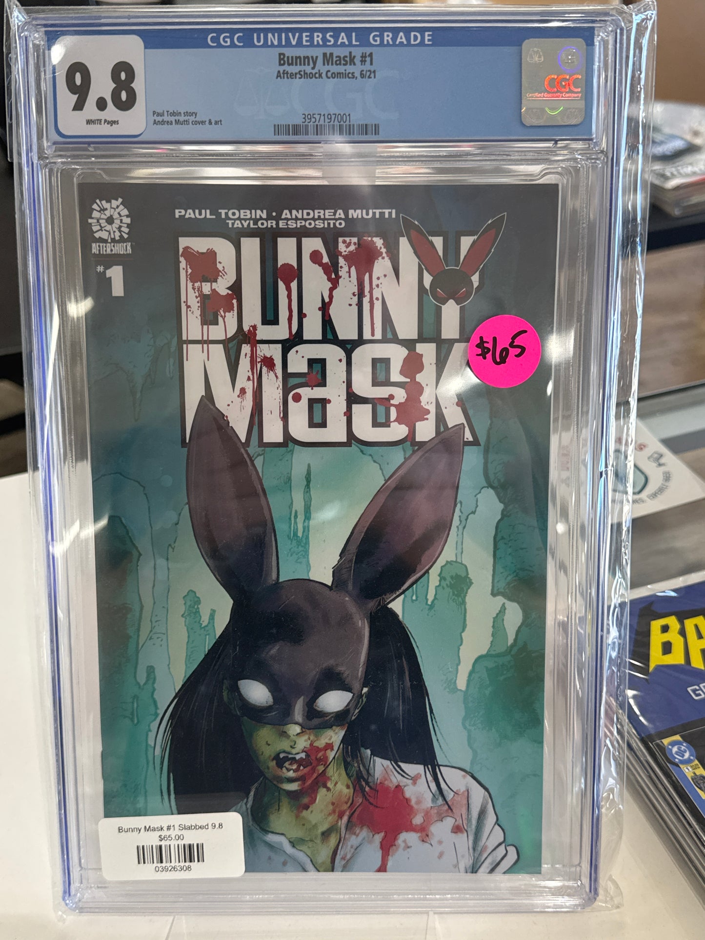 Bunny Mask #1 Slab 9.8