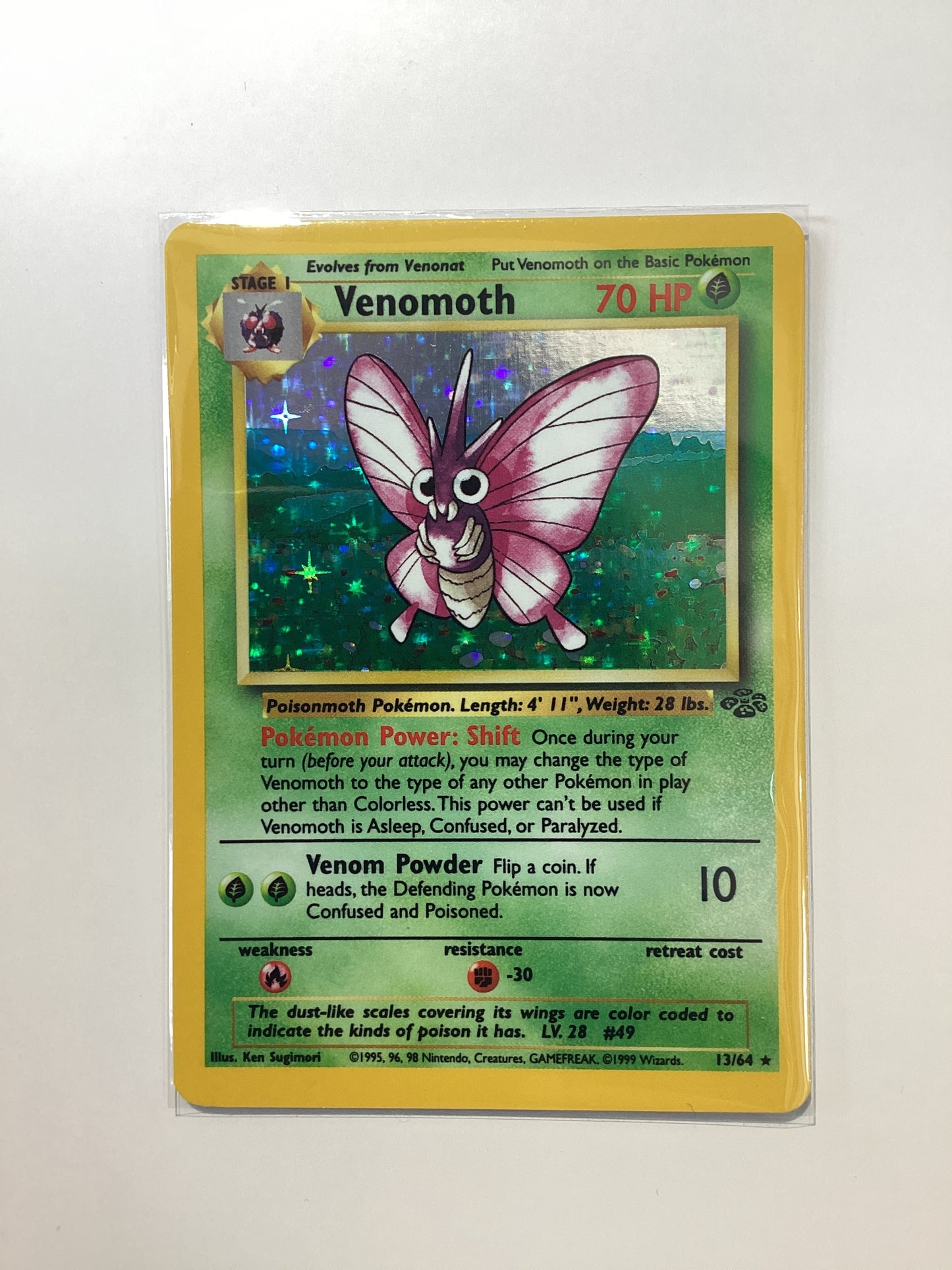 Venomoth (13/64) Jungle - Holo Rare