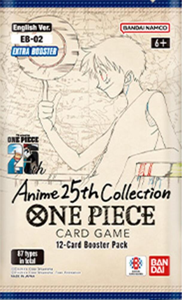 ONE PIECE TCG: Anime 25th Collection Pack - Extra Booster: Anime 25th Collection (EB-02)