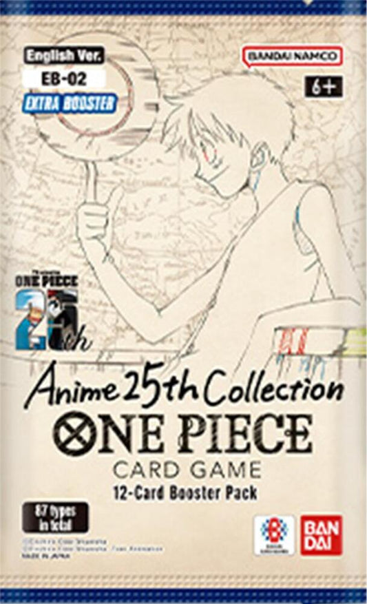 ONE PIECE TCG: Anime 25th Collection Pack - Extra Booster: Anime 25th Collection (EB-02)