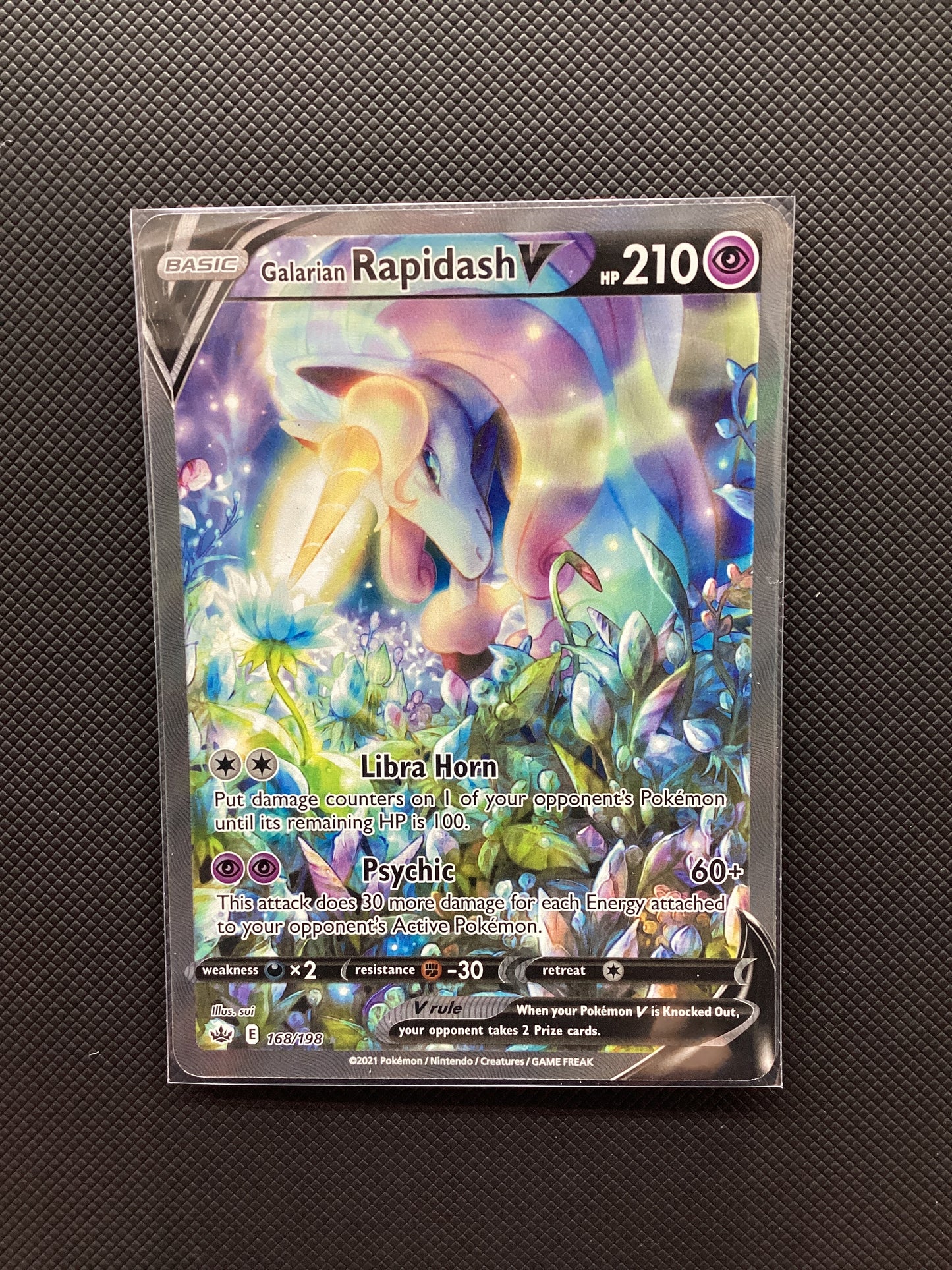 Galarian Rapidash V (168/198) Chilling Reign - Alternate Full Art Ultra Rare
