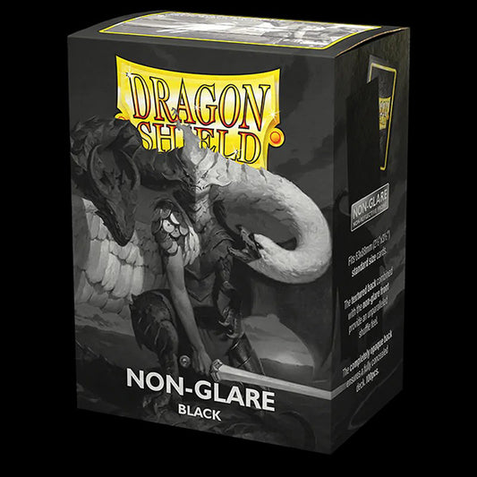Dragon Shield Sleeves: Standard- Matte Non-Glare Black V2