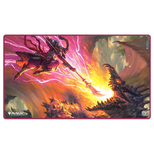 Playmat: MTG- Tarkir Dragonstorm - Worthy Cost
