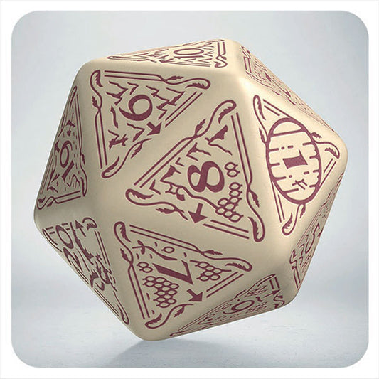 Jumbo Spindown D20: The Hobbit TCG Dice - Terra