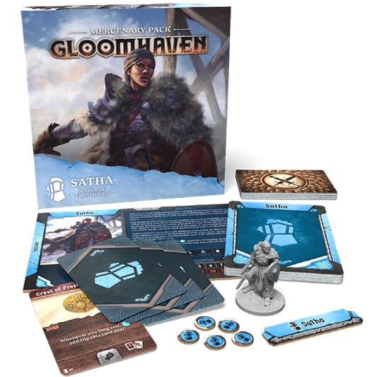 Gloomhaven, 2e: Mercenary Pack - Satha, Mayor of Frosthaven