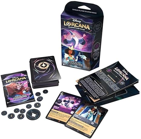 Lorcana: Rise of the Floodborn TCG Starter Deck Amethyst & Steel