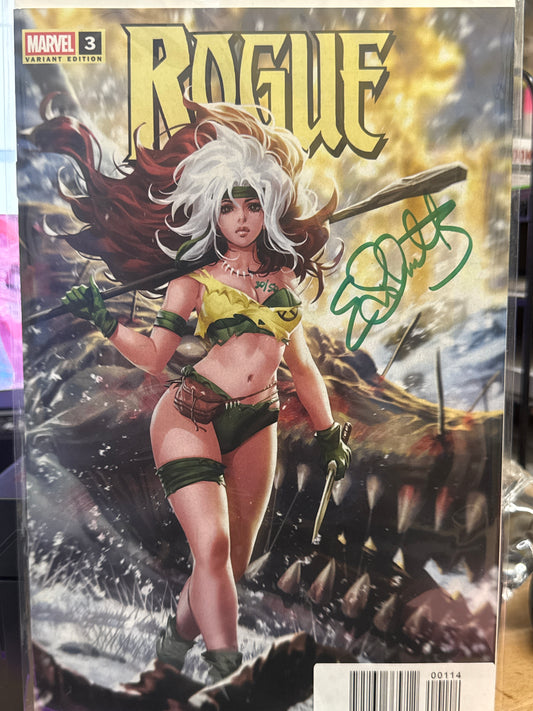 Df Rogue #3 Derrick Chew Variant Signed By Erica Schultz