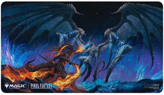 Playmat: MTG - FINAL FANTASY Holofoil - Bahamut and Ifrit