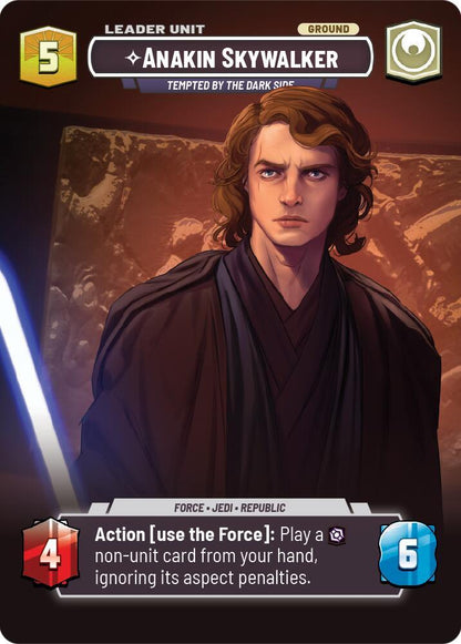 Star Wars Unlimited: Anakin Skywalker - Tempted by the Dark Side (Showcase)