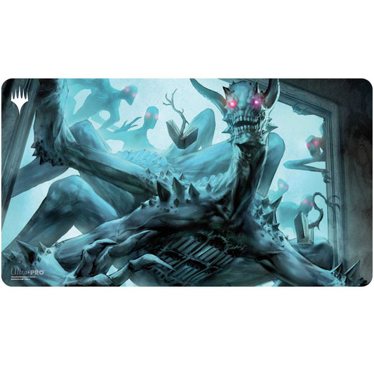 Magic Playmat Magic: Duskmourn- Mythic Cycle Blue- Overlord of the Flood Pits