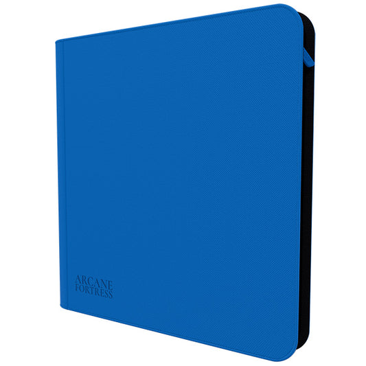 Arcane Fortress: 12-Pocket Zippered Binder - Blue