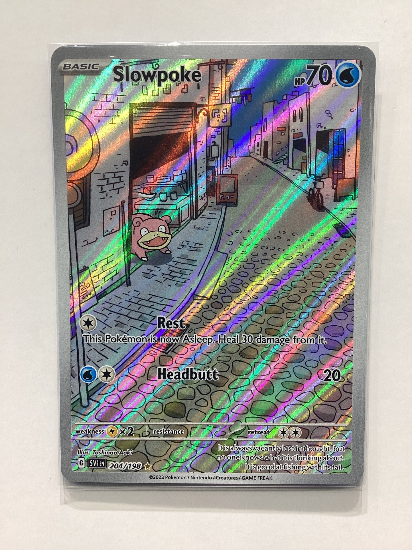Slowpoke (204/198) Scarlet & Violet Base Set - Illustration Rare