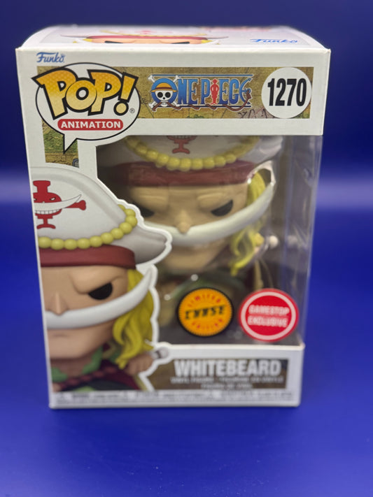 Funko Pop!  Whitebeard 1270 Gamestop Exclusive Sticker (Chase) w/ hard protector
