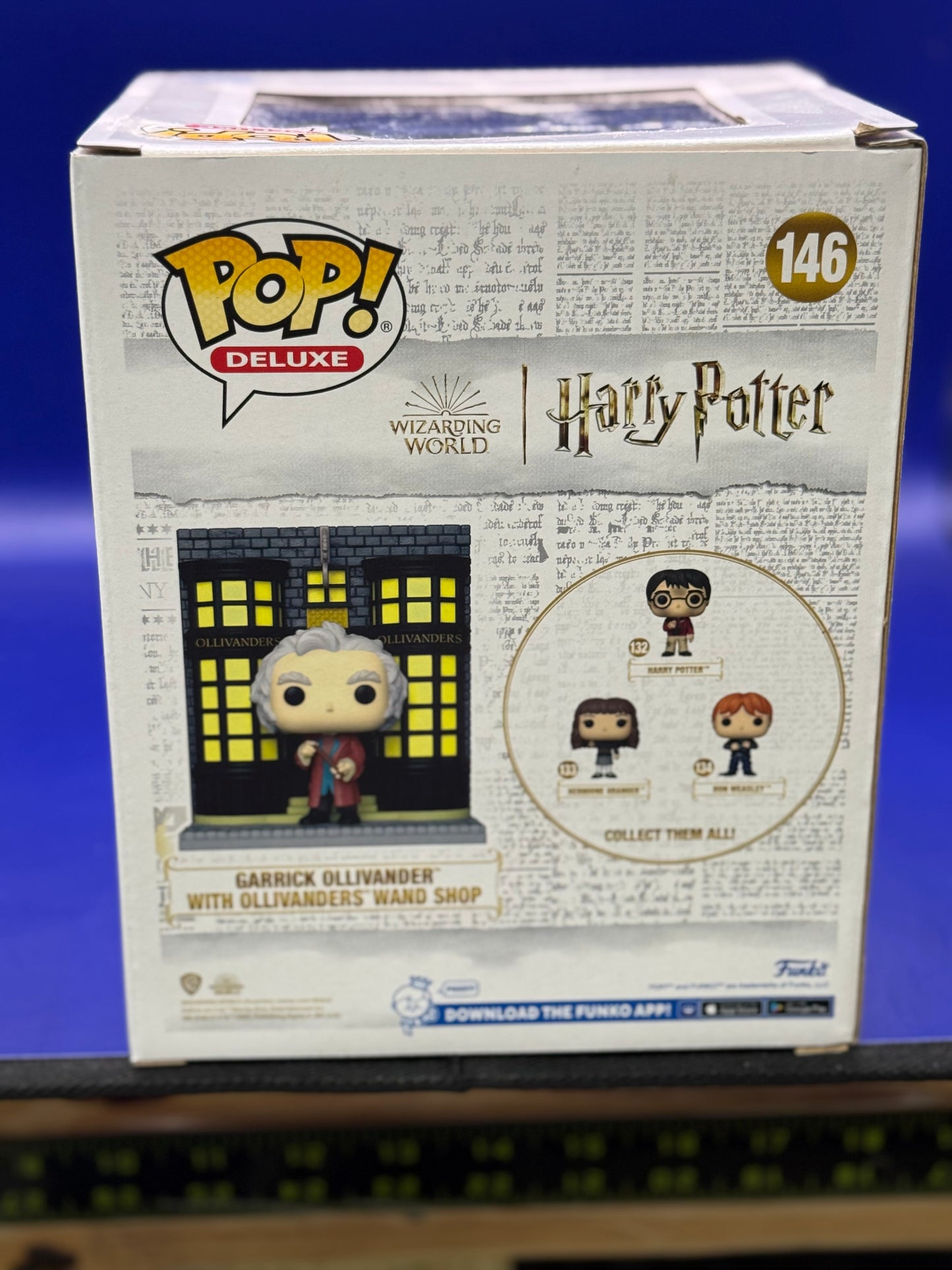 Funko Pop! Garrick Ollivander with Ollivanders Wand Shop #146 Exclusive