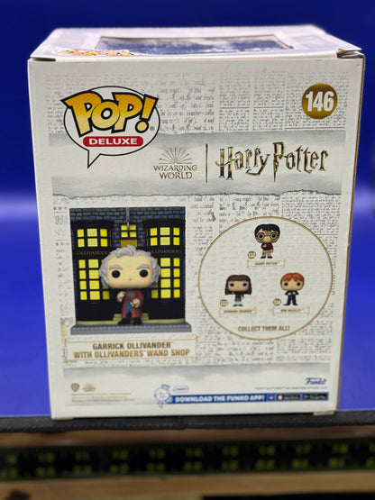 Funko Pop! Garrick Ollivander with Ollivanders Wand Shop #146 Exclusive
