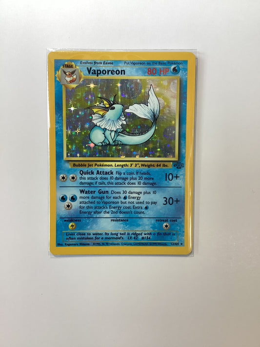 Vaporeon (12/64) Jungle - Holo Rare