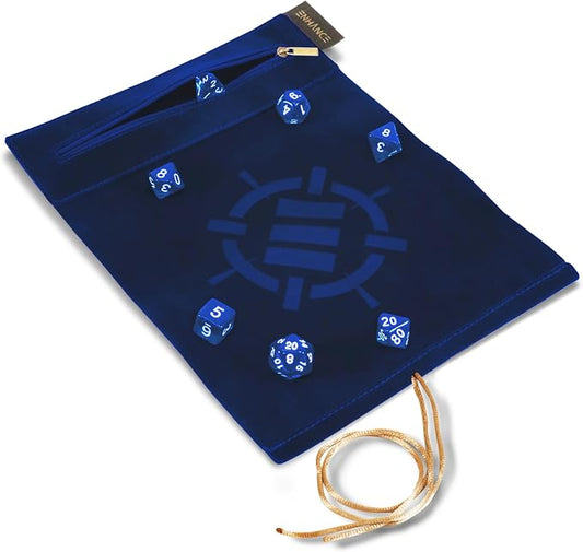 Roll on a Scroll - Dice & Rolling Mat - Blue