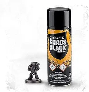 CHAOS BLACK SPRAY PAINT (USA)