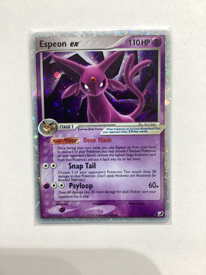 Espeon ex (102/115) EX Unseen Forces - Ultra Rare Holo
