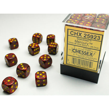 12mm D6 Dice Block War Pips