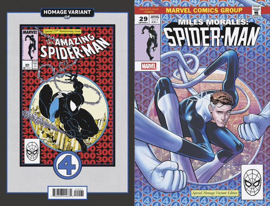 Miles Morales Spider-Man #29 Fantastic Four Homage Variant