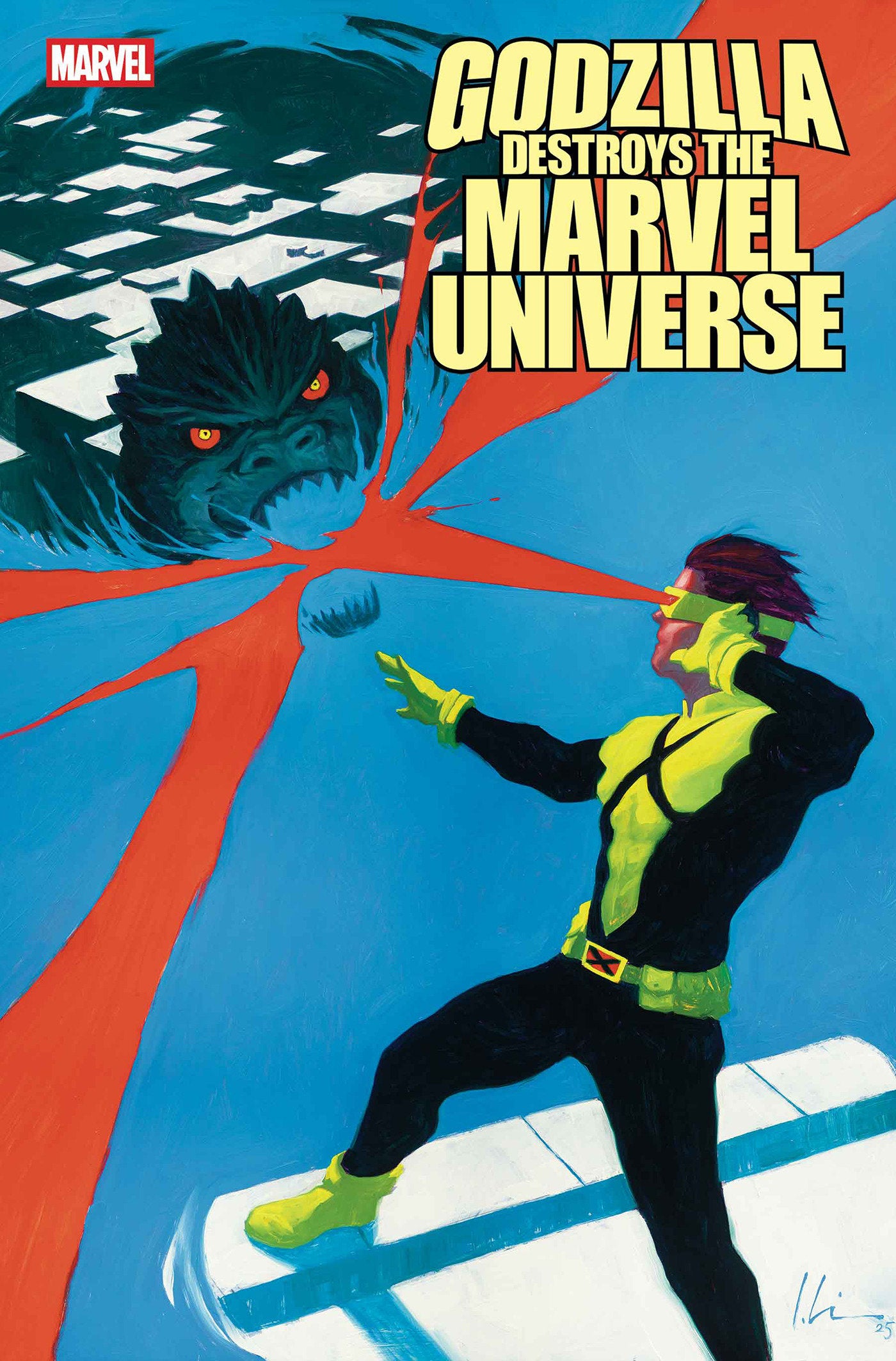 Godzilla Destroys The Marvel Universe #3 Jeremy Wilson Variant