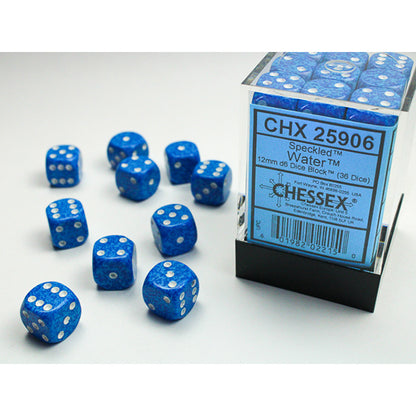 12mm D6 Dice Block War Pips